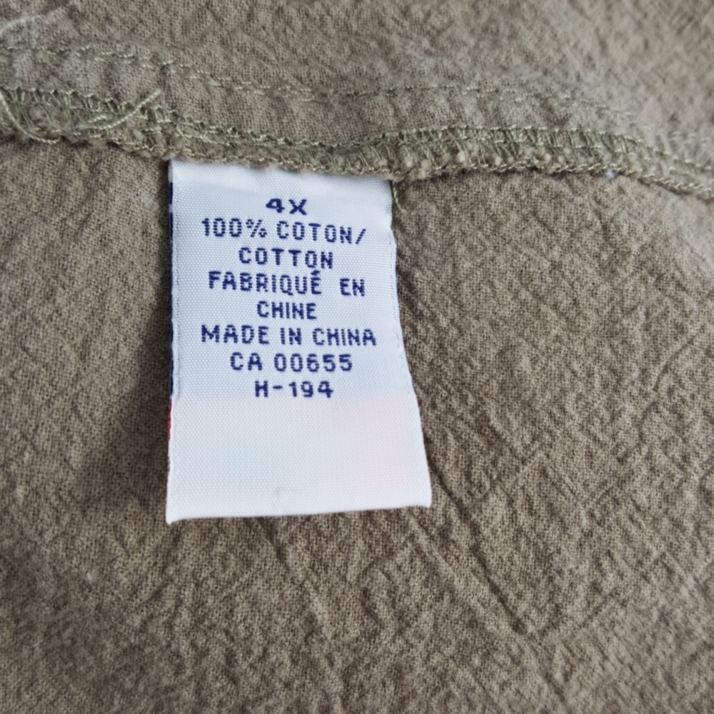 Penningtons Cotton Military-style Top (4X) - Picture 9 of 9